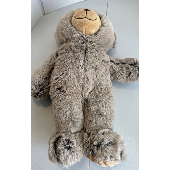 Spark Create Imagine Plush Teddy Bear Gray Frosted 2019 Ribbed Feet 14"W Tags - Picture 12 of 14